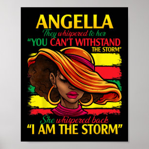 Poster Angella Primeiro Nome Sobrenome Família História P