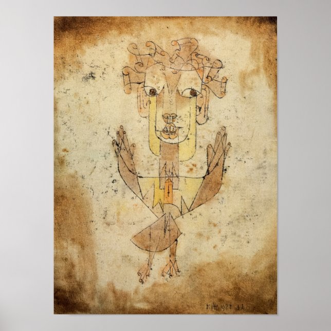 Poster Angelus Novus por Paul Klee (Frente)