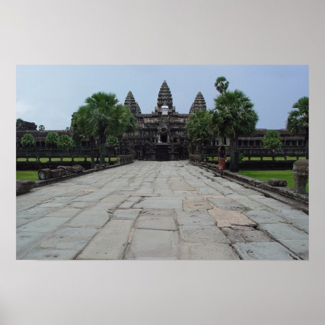 Poster Angkor Wat em Siem Reap, Camboja (Frente)