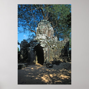 Poster Angkor wat, templo Ta som - Camboja, Ásia