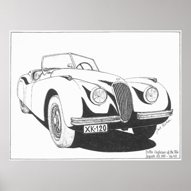 Pôster Anglaises-Jaguar (Frente)