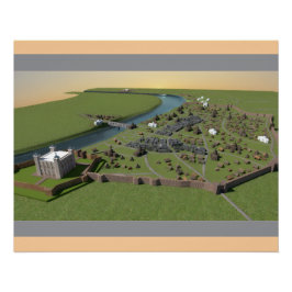 Pôster Anglo Saxon London com Tower