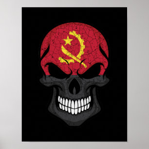 Poster Angola: Sinalizador do Crânio Sorridente