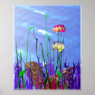Poster Ângora 3d Colorida