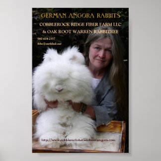 POSTER ANGORA RABBIT MAG ALEMÃO. ADICIONE.