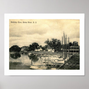 Pôster Angra de Robbins, vintage de Toms River,