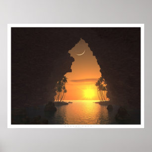 Poster Angra do por do sol
