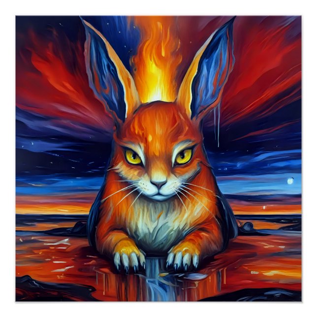 Pôster Angry Bunny (Frente)