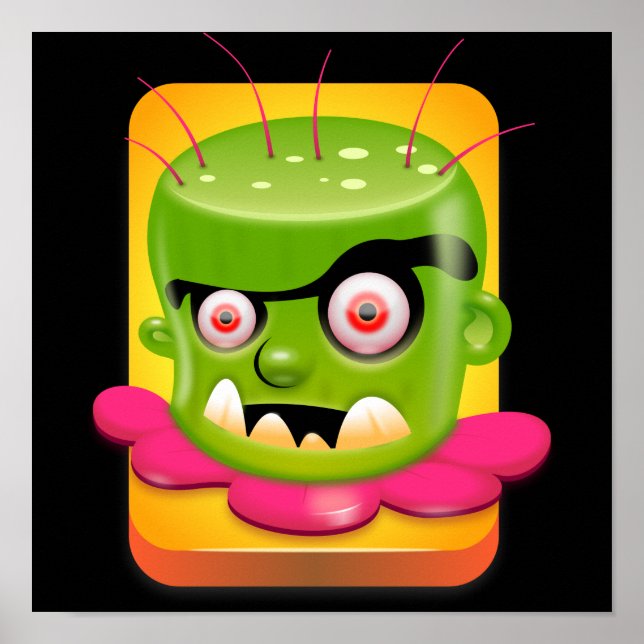 Pôster Angry Frankenstein (Frente)