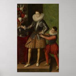 Poster Anguissola - Retrato de Giuliano II Cesarini aos 1