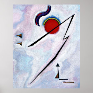 Poster Angular Line, abstrato de Kandinsky,
