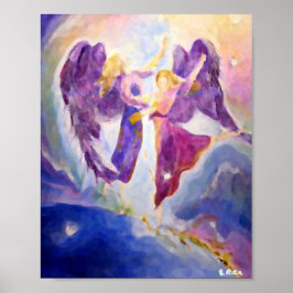 Pôster Ângulos de óleos celestes