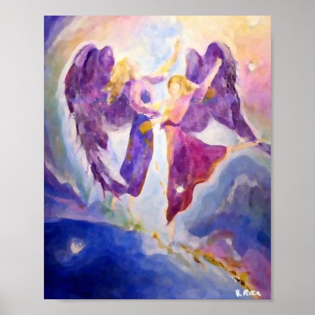 Pôster Ângulos de óleos celestes (Frente)