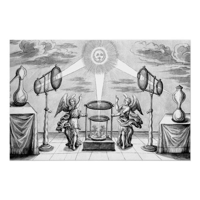 Pôster Ângulos divinos da alquimia (Frente)