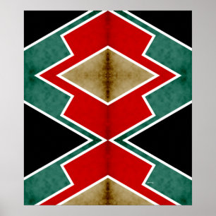 Pôster Ângulos Zig Zag 4