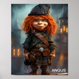 Poster Angus, The WeesScottish Highlander