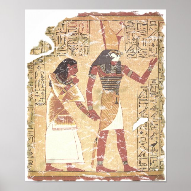 Poster Ani e Horus Book do Morto (Frente)