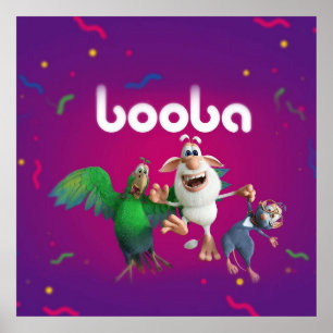 Poster Animação de Booba do onebob para crianças 2020