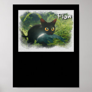 Poster Animação de Filme do Gato Sticker
