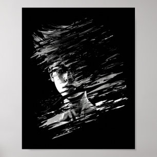 Poster Animação de Ilustração de Pixel do Anime Manga