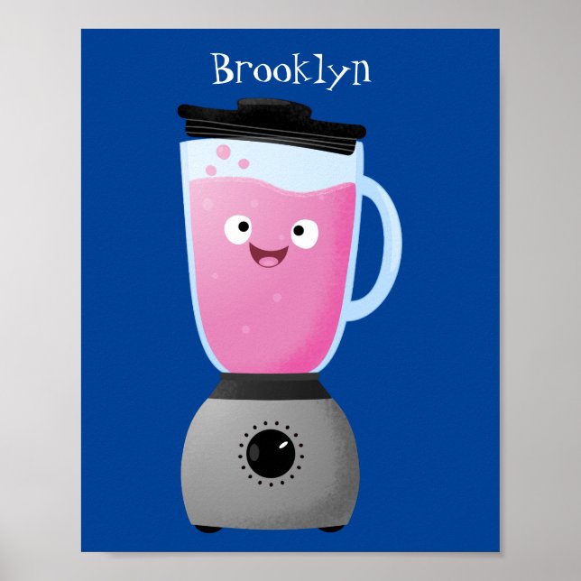 Poster Animação do aparelho de cozinha de misturador de c (Frente)