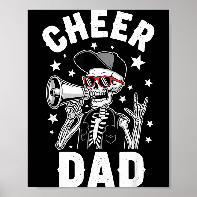 Poster Animadora de torcida grito papai dia dos pais anim (Frente)