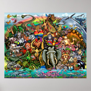 Poster Animais