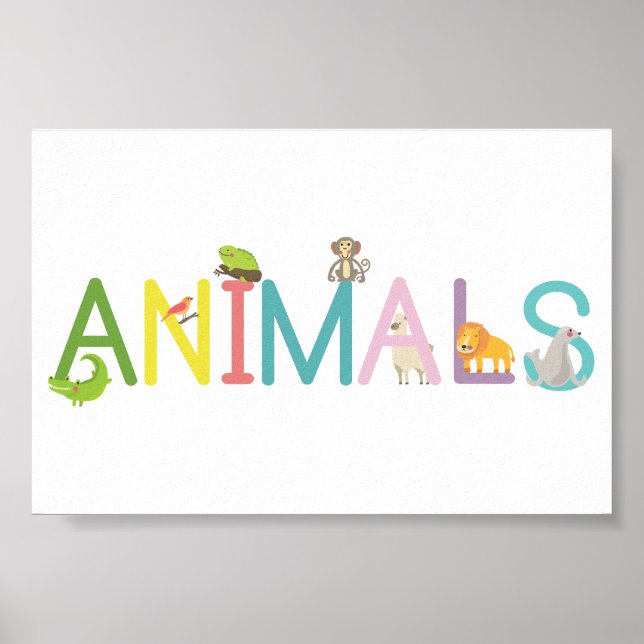 Poster Animais (Frente)