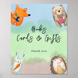 Poster Animais da floresta - Livros, cartões e presentes
