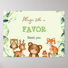 Poster Animais Da Floresta Vermelhidão Favor Eucalyptus