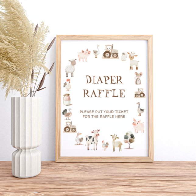 Poster Animais de exploração Sexo Fralda Chá de fraldas n (Criador carregado)