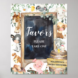 Poster Animais de Fazenda O Barnyard Greenery Favorece Si