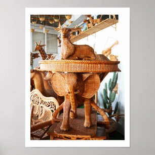 Poster Animais de vime