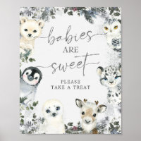 Animais do Ártico Winter Onederland Babies são doc