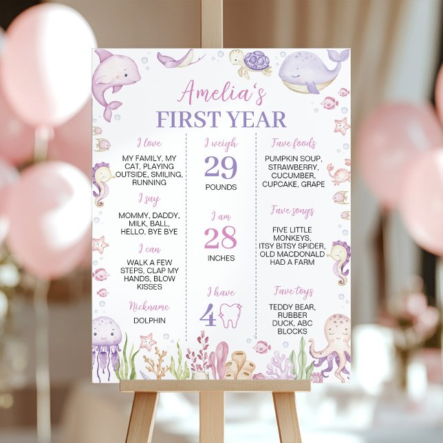 Poster Animais do Oceano Rosa sob o marco do Partido do M (Criador carregado)