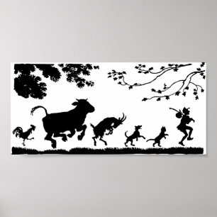 Poster Animais Seguem O Líder