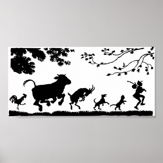 Poster Animais Seguem O Líder (Frente)