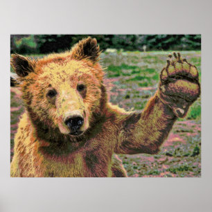 Poster Animais selvagens 15 borrados