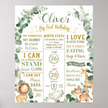 Animais Selvagens Aniversário Marco Etnias