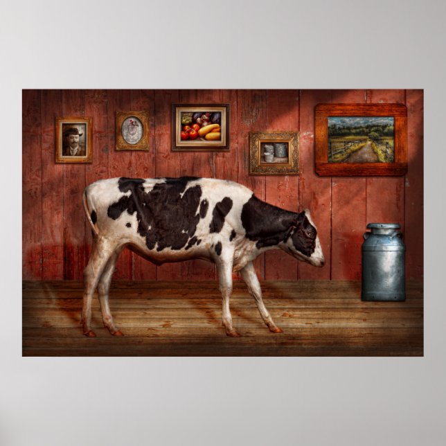 Pôster Animal - A Vaca (Frente)