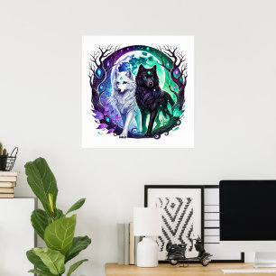 Poster animal amante lobo legal