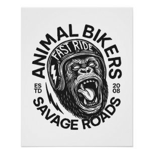 Pôster Animal Bikers