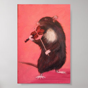 Poster animal, fofo, animais, aquarela, engraçado, nature