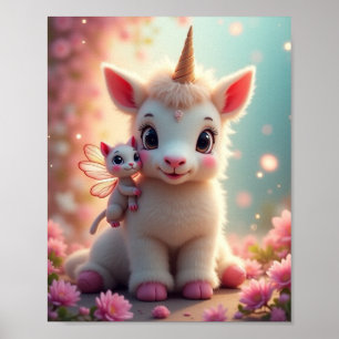 Poster Animal raro fofo