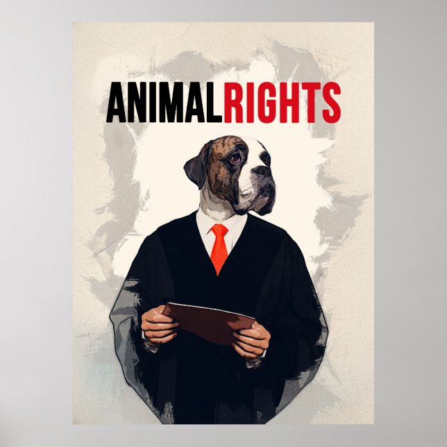 Poster Animal Rights (Frente)