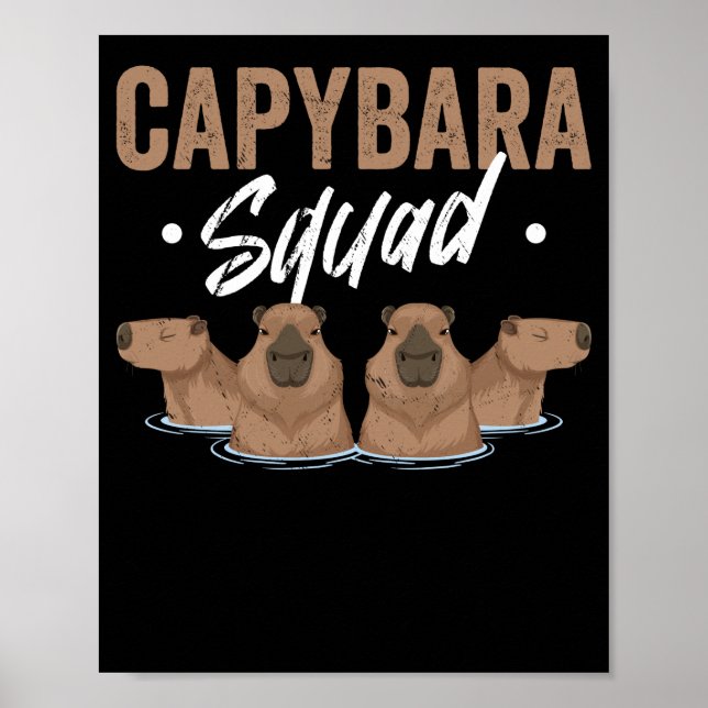 Poster Animal Squad Rodent Capybara (Frente)