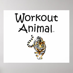 Pôster Animal SUPERIOR do exercício