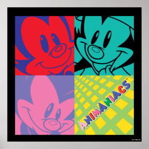 Poster Animaniacs Warner Siblings Pop Art Graphic