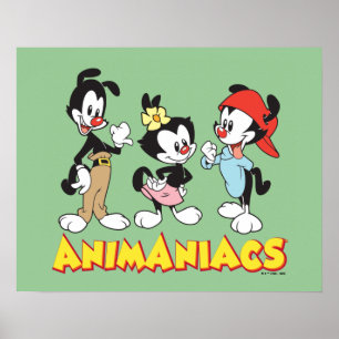 Poster Animaniacs Yakko, Dot e Wakko Permanente