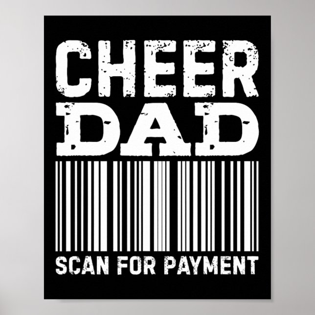 Poster Animar Pai Scan Para Pagamento Cheerleading _1 (Frente)